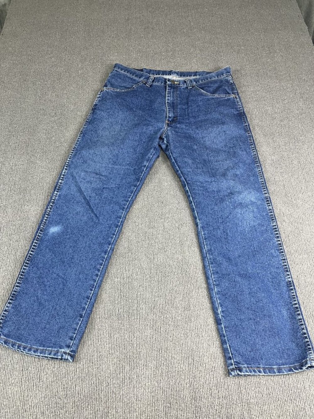 Wrangler Mens Blue Relaxed Fit Jeans 34x29